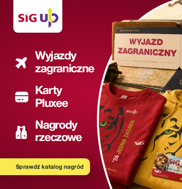 Program Lojalnościowy SIGup - zbieraj punkty i wymieniaj na nagrody